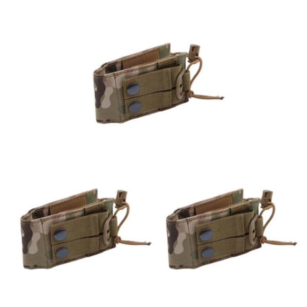 1/2/3/5 Radio Intercom Bag Interphone Magazine Pouch Hunting Green Camouflage 3PCS