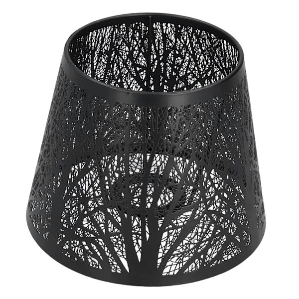 Lampskärm Tree Shadow för E27 Bulb Lampskärm Shell Cover för Black 19 x 15cm