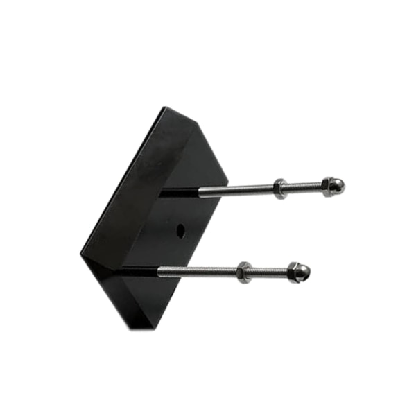 1/2/3/5 Väggmonterad Longboard Display Rack för snygg garage Black 5PCS