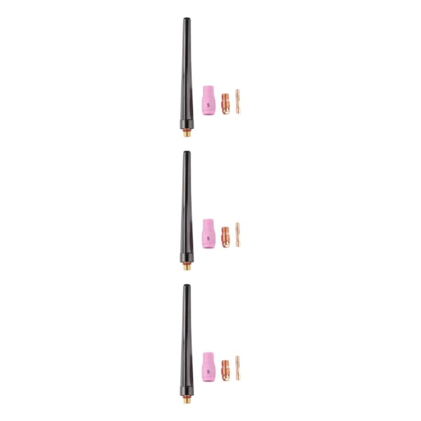 1/2/3/5 Hållbar TIG Svetsbrännare Tillbehör Spännhylsa Munstycke för 3PCS