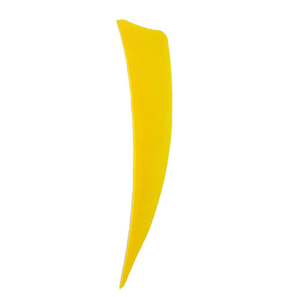1/2/3/5 12 stycken För Bågskytte Fjädrar Fletchings Vanes Yellow 4 Inch 1Set