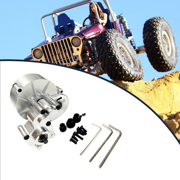1/2/3/5 Metal Transmission Växellåda Motorväxel För 1/10 Axial Red 1Set
