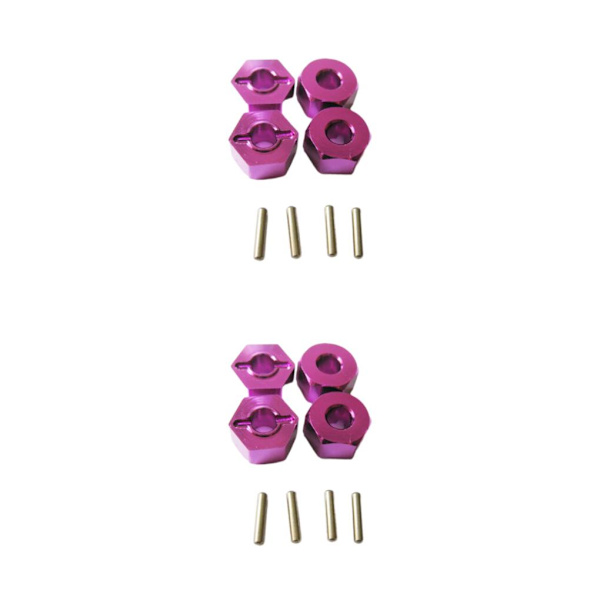 1/2/3/5 4MM hjulfäste för 1/14 LC larvband Hög precision 4MM purple 2Set