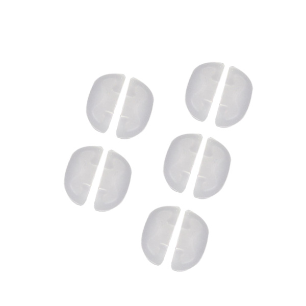 1/3 10x Nosskydd för barn glasögon Bekväma för glasögon White 1.5 x 0.7cm 1Set