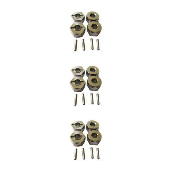 1/2/3/5 4MM hjulfäste för 1/14 LC larvband Hög precision 4MM titanium color 3Set