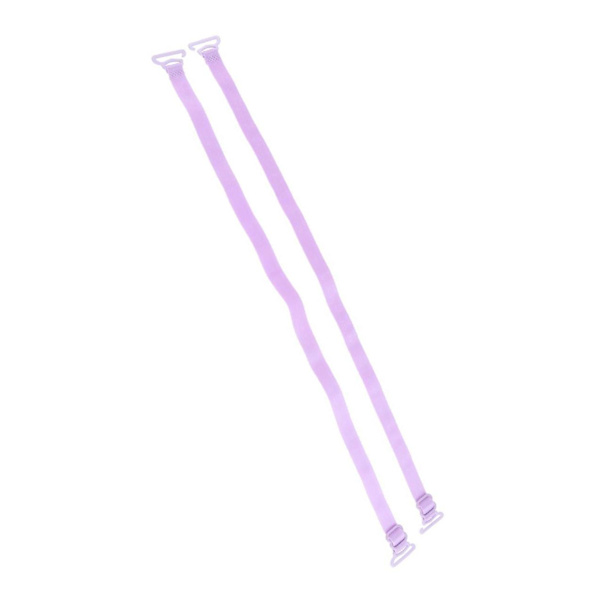 2/3/5 Dam Non-För slip BH-remmar Justerbar ersättning Purple 5Set