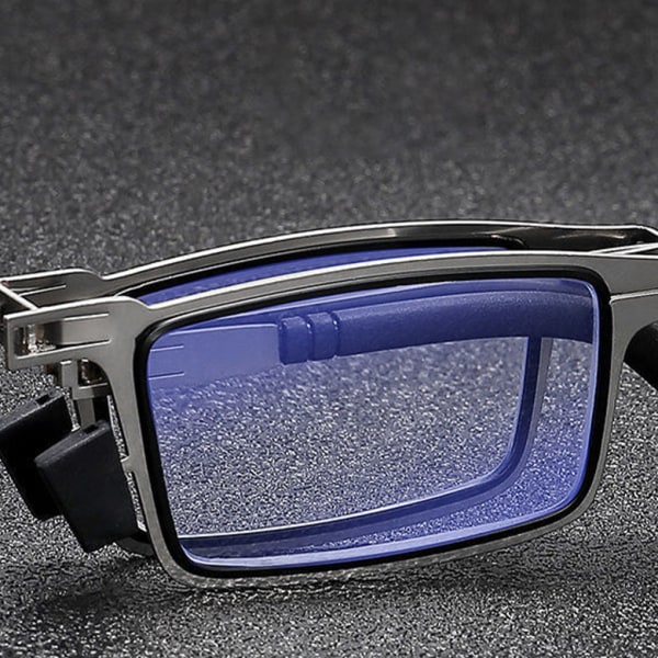 1/2/3/5 Lätta och hållbara läsglasögon för män och square 100 1Set