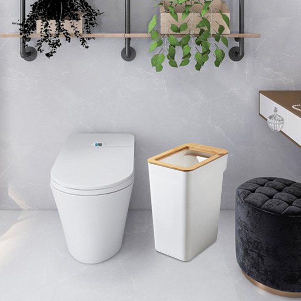 Modern soptunna soptunna sopkorg soptunna hink för White 7L