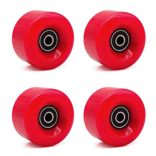 1/2/3 Inline Skate Wheel PU Slitstarka 58 mm 82A hjul Red 58x58x32mm 1Set