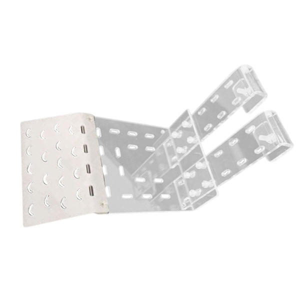 1/2 Tortoise Ramp Climbing Eremit För Crab Turtle Basking Clear 12x17.5cm 1Set