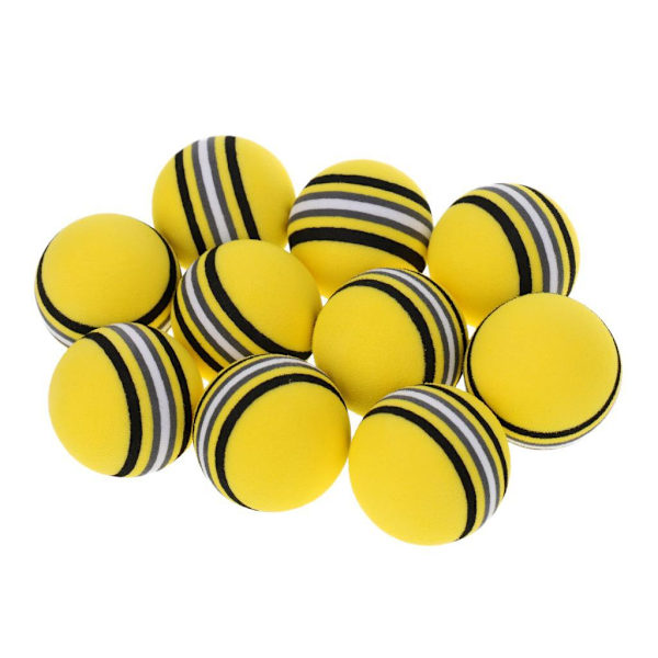 1/3 10 stycken EVA Foam Sponge För golfbollar för svingträning 1Set
