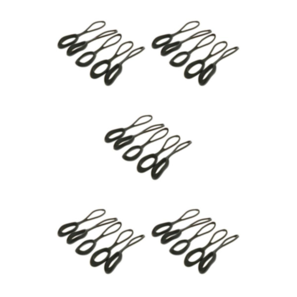 1/2/3/5 5 stycken Non- För slip Stark För Dragkedja Dragsladd Zip Army Green 66mm 5Set