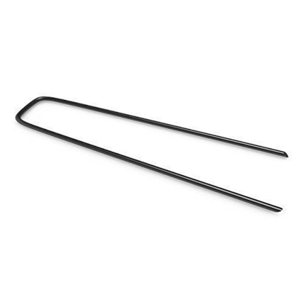 50x Stål U-formade Trädgårdspinnar För Pins for Lawn För Grass 2.5x4x200mm
