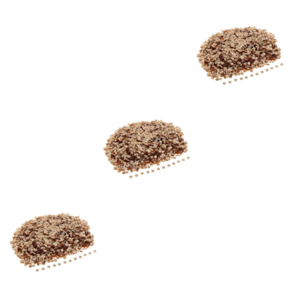 1/2/3 Blommor Lös kopp Paljetter Pailletter Sy Bröllopshantverk Gold 6mm 3Set
