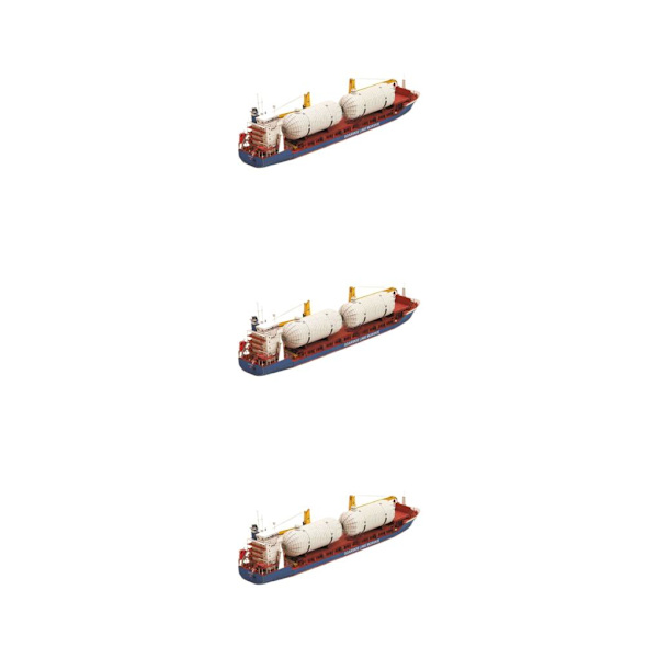 1/3 1:400 Skala Pappersfartyg 3D Pappersmodell Fartyg Barnleksakshem 3Set