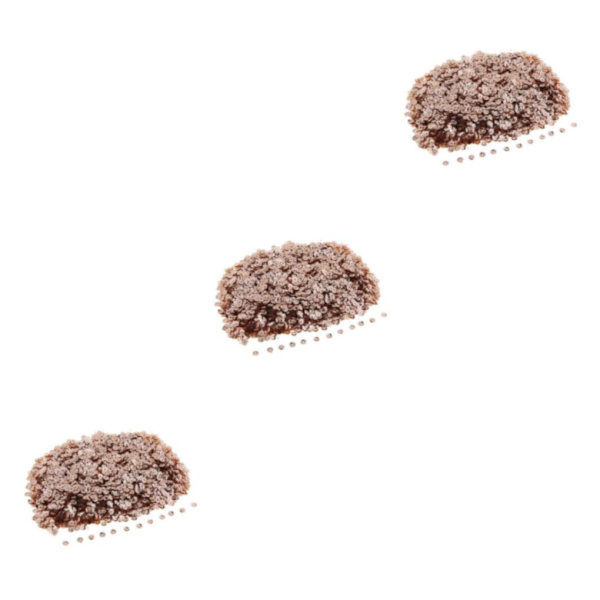 1/2/3 Blommor Lös kopp Paljetter Pailletter Sy Bröllopshantverk Rose Gold 6mm 3Set