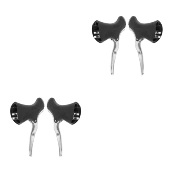1/2/3 Drop Bar Bromsspakar För Road Bike Racing För Cykel Silver 2PCS