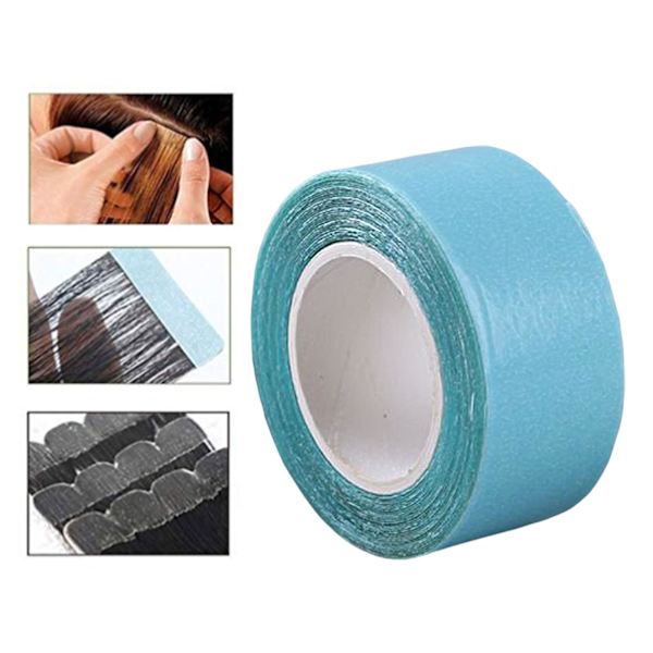 1/2/3 dubbelsidig peruktejp för hårförlängningstupéer width 2cm Blue 3m 1Set