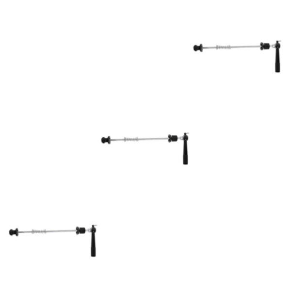 1/3/5 Fram Bak Quick Release Axle För Cykelspett för väg Black 3Set