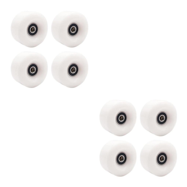 1/2/3 Inline Skate Wheel PU Slitstarka 58 mm 82A hjul White 58x58x32mm 2Set