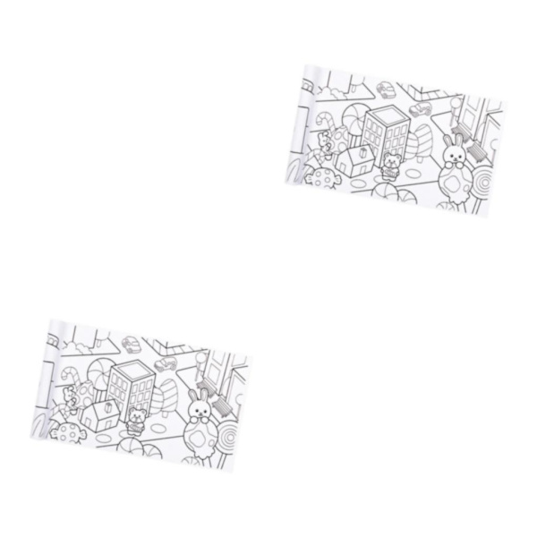 1/2/3 färgpappersrulle Färgbar 30cmx300cm Rich Patterns DIY City 30 x 300cm 2Set