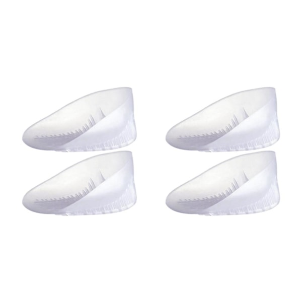 1/2/5 2x U-formade gelhälkoppar Plantar Fasciitis-inlägg mjuk 2Set