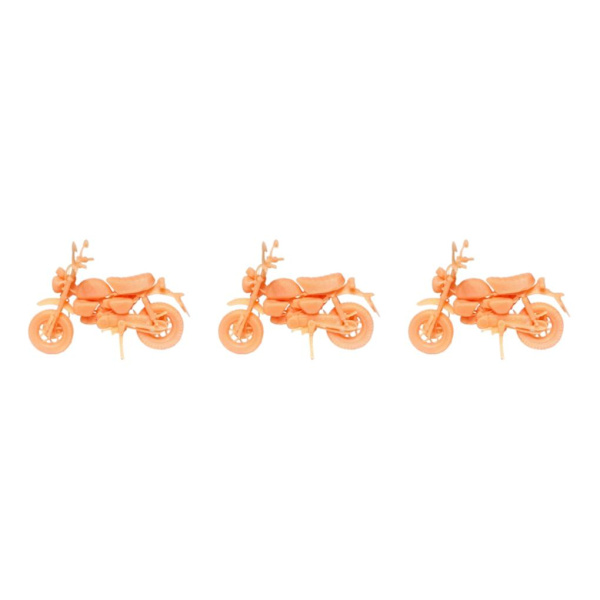 1/3/5 1:64 Motorcykelmodell Miniatyrmotorcykel för layout 3Set