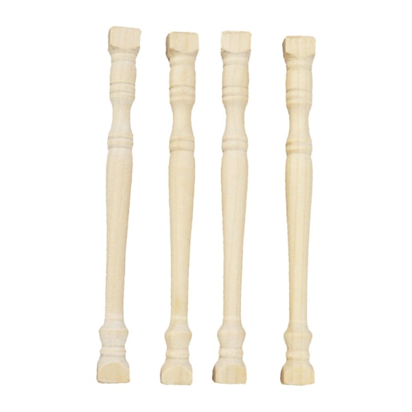 1/3/5 4x 1/12 skala balustradestolpe Handgjord för DIY-tillverkning 1Set