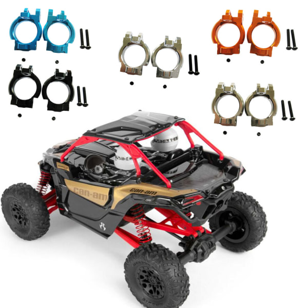 1/2/3/5 2pack/lot Aluminium främre C-nav hjulblock för axial Titanium 1Set