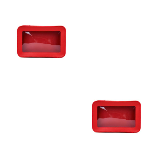 1/2/3 vattentät organizer för resor Kompakt Slitstark red 2PCS