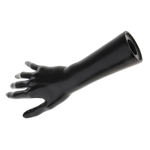 1/2 kvinnlig skyltdocka höger hand för smycken armband Ring handske Black 1Set