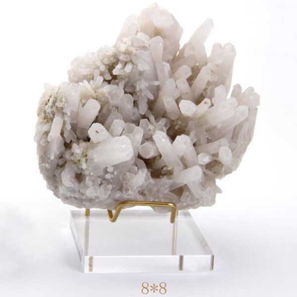 1/2/3 Clear Display Stand för Mineral Geode Coral Pieces Hållare 1Set