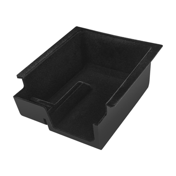 Car Center Console Organizer bricka för Tesla Model 3 Y High Rear Flocking