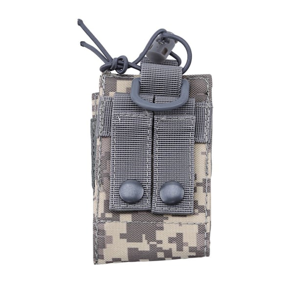1/2/3/5 Radio Intercom Bag Interphone Magazine Pouch Hunting Grey Camouflage 5PCS