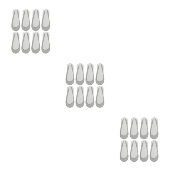 1/2/3/5 8-delad ventilerande och mysig fotboll i sockstil gray 3PCS