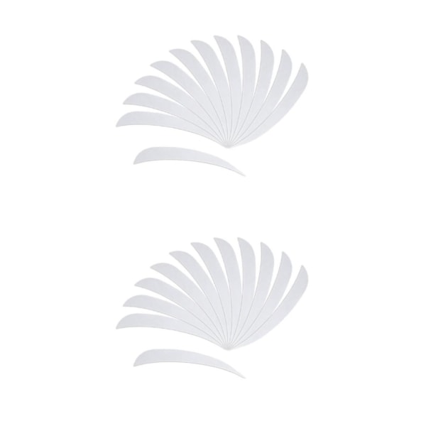 1/2/3/5 12 stycken För Bågskytte Jaktfjäder Fletching Right White 2Set