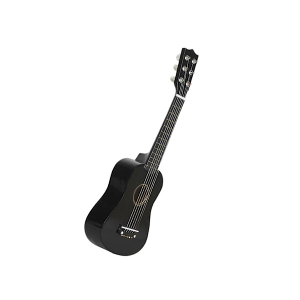 Mini 21 tum 6 strängar akustisk gitarr Musikinstrument present Black 21 inch