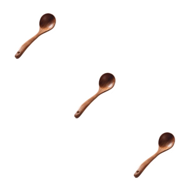 1/2/3/5 Brun MultipurposeTrä köksredskap Set för unisex Soup Ladle 3Set