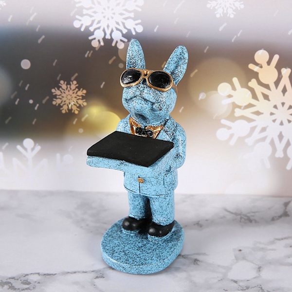 1/2 För Creative Watch Display Stand Organizer Resin Desktop Dog 1Set