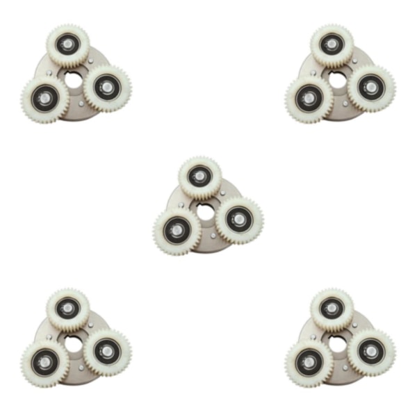 1/3/5 36T Planetväxel med För Kopplingsdel Solid Set Kit för nylon gearwhite 5PCS