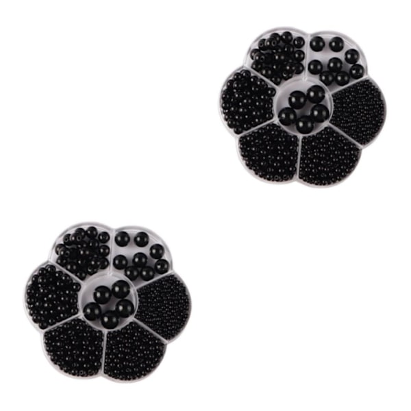 1/2/3/5 1150 stycken DIY-pärlpärlor för att göra vackra smycken black 2PCS