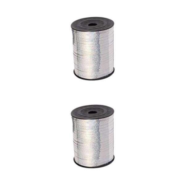 1/2/3/5 Golden Curled Ribbon Plast Robust och hållbar för silver ribbon Laser 2Set