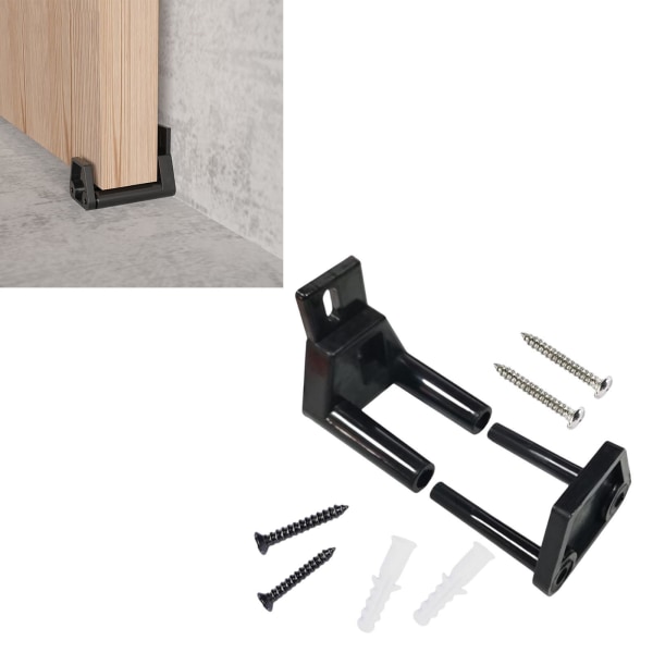 1/2 2st skjutbar ladugårdsdörr Golvguider Bottenguide Golvfäste 1Set