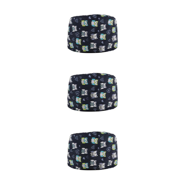 1/2/3/5 Scrub Hat Health Service Working Cover Svettband Style 1 3Set
