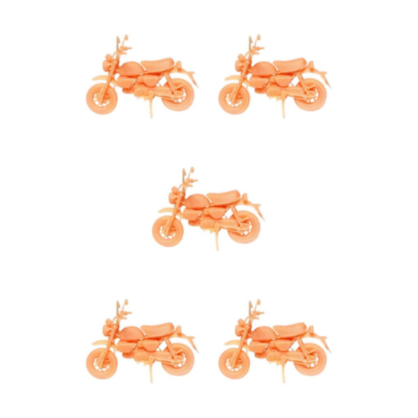 1/3/5 1:64 Motorcykelmodell Miniatyrmotorcykel för layout 5Set