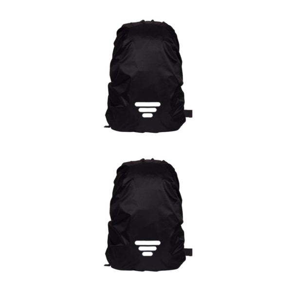 1/2/3/5 Vattentät cover för campingvandring utomhus Black 3 Bars XS 2Set