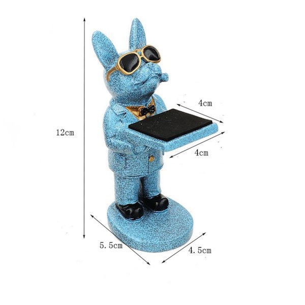 1/2 För Creative Watch Display Stand Organizer Resin Desktop Dog 1Set