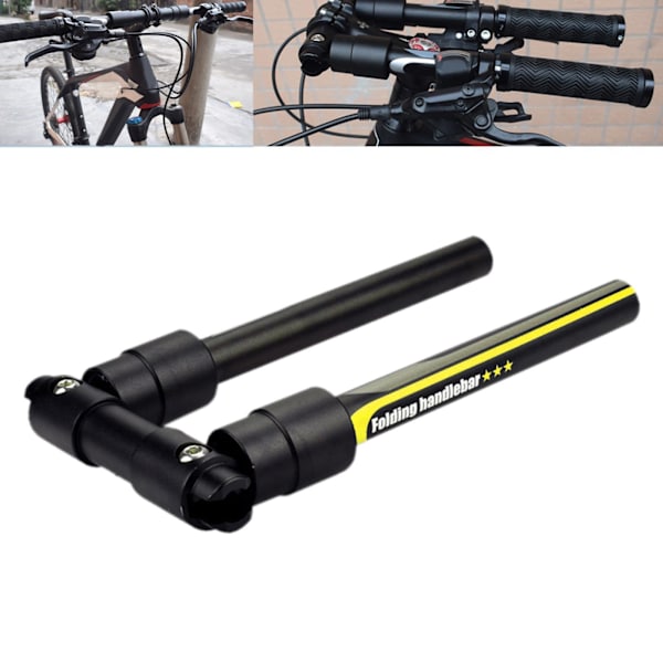 Folding Handlebar Racing För Cykelskoter Flat Handle Bar Yellow 560mm