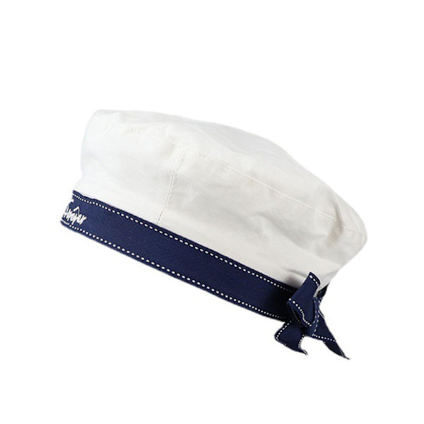 1/2/3 Sjömansmössa Stickad Mesh För Baskermössa Navy Mariner Cap White 56cm-58cm 1Set