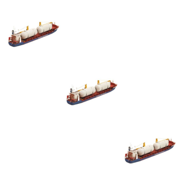 1/3 1:400 Skala Pappersfartyg 3D Pappersmodell Fartyg Barnleksakshem 3Set